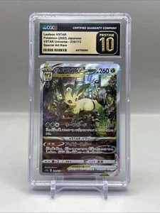 2022 Pokemon Vstar Universe Leafeon Vstar Holo SAR CGC Pristine 10 Japanese - Bild 1 von 2