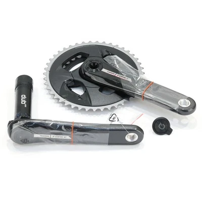 SRAM Force AXS Wide D2 Power Meter Crankset, 175mm, 2x12, 43/30T, Carbon, DUB - Image 1 of 4