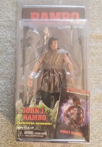 2013 NECA JOHN J. RAMBO FIGURE (SURVIVAL VERSION) FIRST BLOOD BRAND NEW - Picture 1 of 10