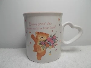 American Greetings Every Good Day Begins With a Little Love Coffee Tea Cup Mug - Picture 1 of 6