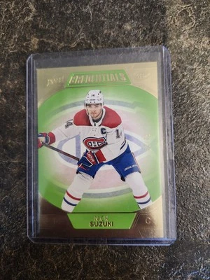 2022-23 Upper Deck Credentials Green  33/75 Nick Suzuki Card# 45 - Image 1 of 2