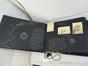Vintage Photo Album 1940s Pictures Traveling Black&White Sailing New England - Picture 1 of 24