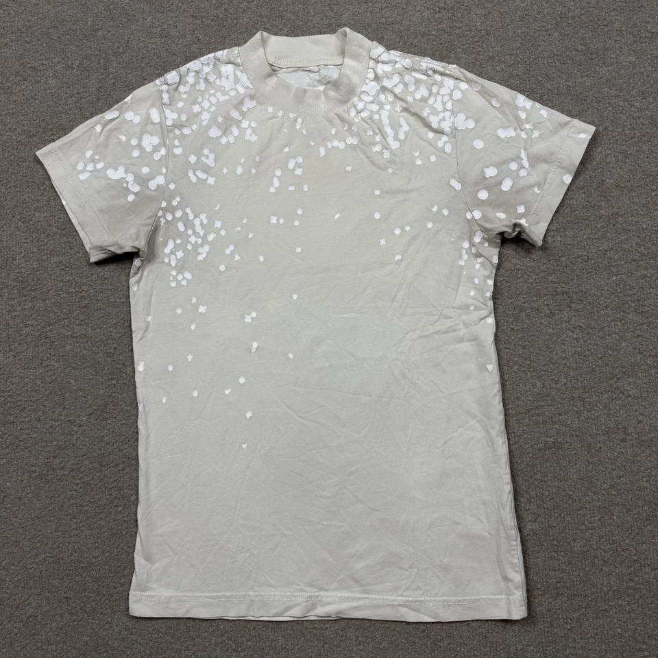 Camisa para mujer H&M x Maison Margiela talla XS blanca manga corta cuello redondo rara Foto 1 de 4