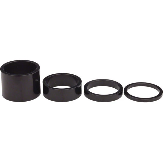 Kit espaçador de fone de ouvido Chris King preto fosco 1 1/8" novo na caixa PHS213J - Imagem 1 de 1