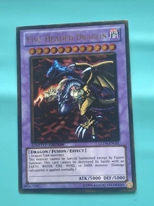 Yugioh Card - Five-Headed Dragon Gold Rare GLD4-EN031 HP - Picture 1 of 2