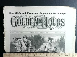 Golden Hours by Norman L. Munro 1896 Illustrated Rare Adventure Comics - Bild 1 von 3