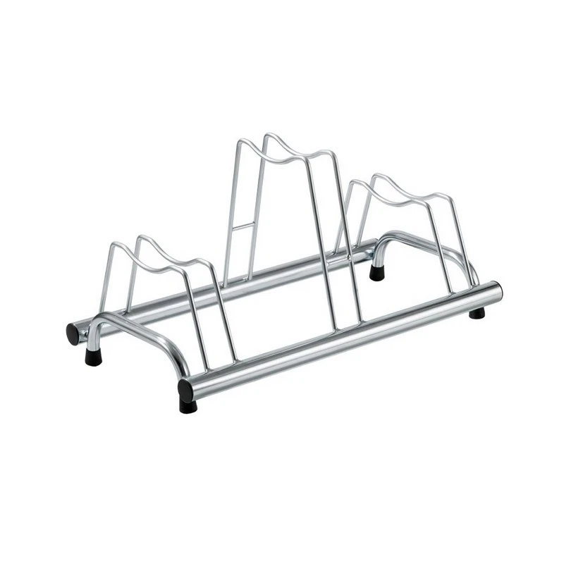 rastrelliera premium a 3 spazi 77x42x41cm in acciaio argento 309450045 MV-TEK bi - Immagine 1 di 1