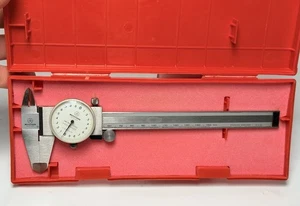 Mitutoyo Nº 505-646-50 maquinistas 6" a prueba de golpes (0,02 mm) pinza de esfera, Japón - Imagen 1 de 4