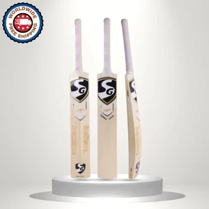 Bate de cricket SG Cobra Gold Kashmir Willow - SH - Imagen 1 de 8