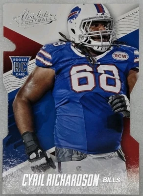 Cyril Richardson 2014 Panini Absolute Rookie Die Cut #105 Buffalo Bills - Image 1 of 2