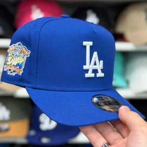 New Era Los Angeles Dodgers '40th Anniversary' A-Frame Blue 9FIFTY Snapback - Picture 1 of 4