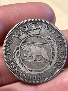 1760 Svizzera 1/4 di tallero Città di Berna Argento (9550) - Foto 1 di 2