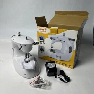 Shark EURO-PRO X Sewing Machine Compact Design 998A Pre-Threaded Complete EUC - Picture 1 of 8