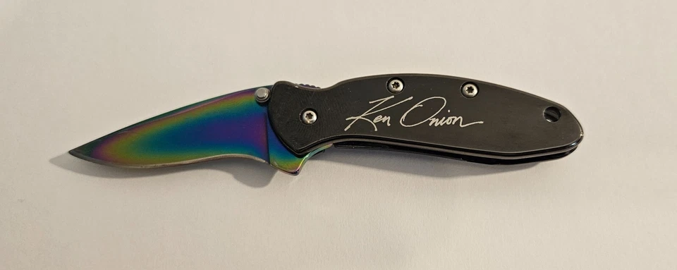 Kershaw 1600BLKVIBKO Chive Folding Knife Limited Edition 1/500 USA 2004 *READ* - Image 1 of 4