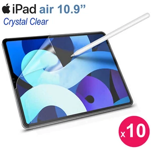 x10 Soft Pet Film Guard for Apple iPad Air 4 Screen Protector 10.9'' 2020 2021 - Picture 1 of 2