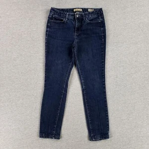 Pantalones de mezclilla ajustados Nine West 6/28 Matchstick vintage estilo América elásticos descoloridos lavados - Imagen 1 de 9