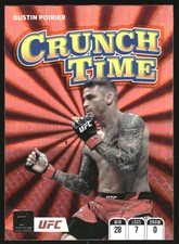 2022 Donruss UFC Crunch Time Holo Orange Laser #15 Dustin Poirier
