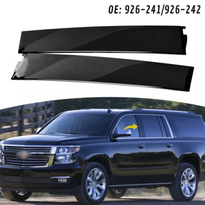 Par de molduras de puerta de pilar B para Cadillac Chevy GMC 2015-2020 926-241 926-242 Foto 1 de 4