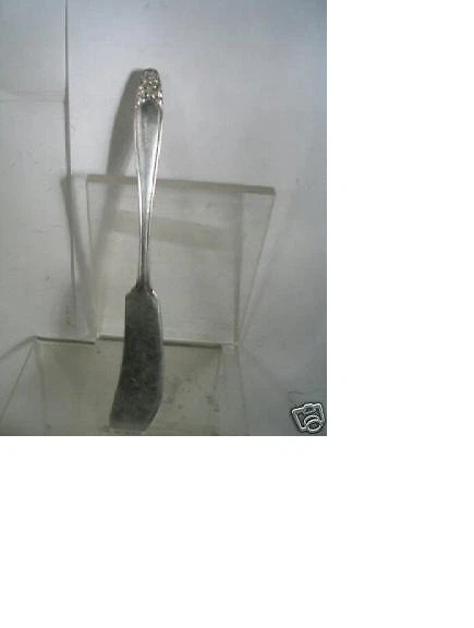 Sterling Stieff PURITAN BUTTER SPREADER FLAT HANDLED  KNIFE  No Mono Foto 1 de 1