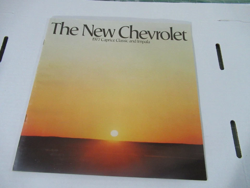 Folleto de ventas Chevrolet Caprice Classic Impala 1977 vintage Foto 1 de 1