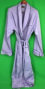 "Britches Of Georgetowne Blue Cotton Chambray Robe" Sz M (New/ Old Stock) - Picture 1 of 6