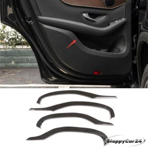 For Mercedes-Benz GLC ABS Carbon Fiber Interior Door Panel Cover Trim 2016-2021 - Picture 1 of 4