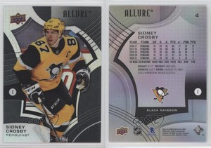 2021-22 Upper Deck Allure Black Rainbow Sidney Crosby #4