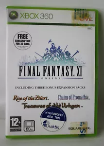 XBOX 360 FINAL FANTASY XI + 3 EXPANSION PACKS PAL MICROSOFT 2006 NEW ! - Picture 1 of 3