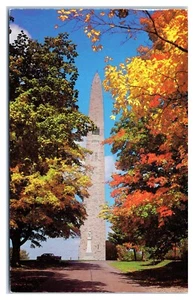 Postal Otoño en Batalla Monumento a Bennington Vermont - Imagen 1 de 2