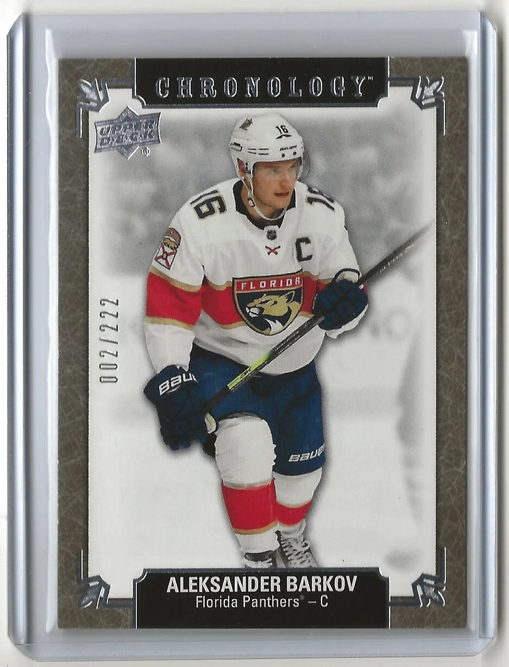 2019 2019-20 Upper Deck Chronology #132 Aleksander Barkov 002/222 Florida  - Image 1 of 1