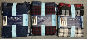 Paquete de 2 pantalones de salón Nautica grandes y altos 3XL para hombre nuevos con etiquetas - Imagen 1 de 20