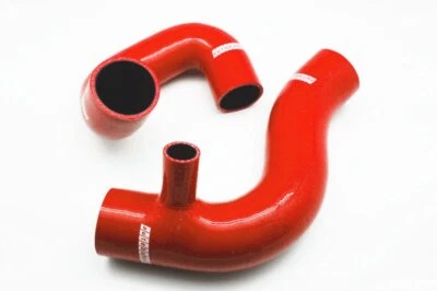Silicone Reinforced Intercooler Turbo hose Fit Lancia Delta HF Integrale 8V RED - Image 1 of 3