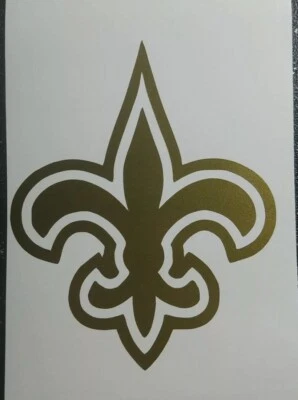 New Orleans Saints Vinyl Decal Windows Cars Trucks Laptops Lockers Etc. - Image 1 of 4