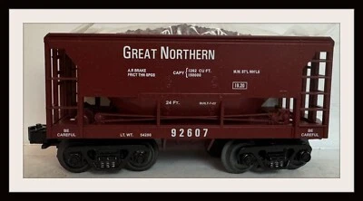 Rail King Great Northern Ore Car with Ore Load # 92607 NOS - Image 1 of 4