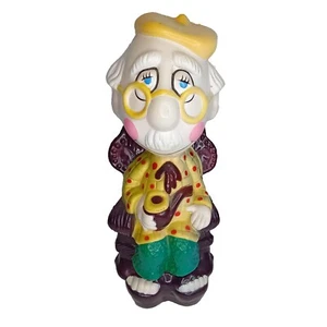 GRANDPA MONEY BOX vintage plastic 25cm piggy bank granddad pop ornament retro - Bild 1 von 10