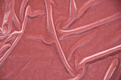 Stretch Velvet Fabric by the Yard | Velour Spandex for Apparel, Costume, Drape | - Image 1 of 4