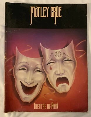 Libro de guitarra piano MOTLEY CRUE Theatre Of Pain copia original 1985 Warner Bro Foto 1 de 4