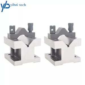 Multiuso 2-3/8 × 2-3/8 × 2 pulgadas V bloque y abrazadera medidor herramienta de maquinista - Imagen 1 de 12