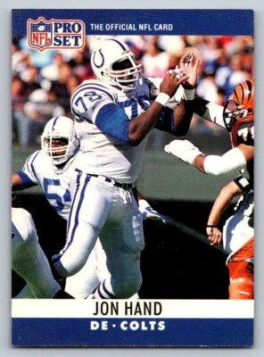 1990 Pro Set - Jon Hand #132 - Image 1 of 2