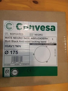 convesa matt black anti-wind locking band 175mm - Picture 1 of 1