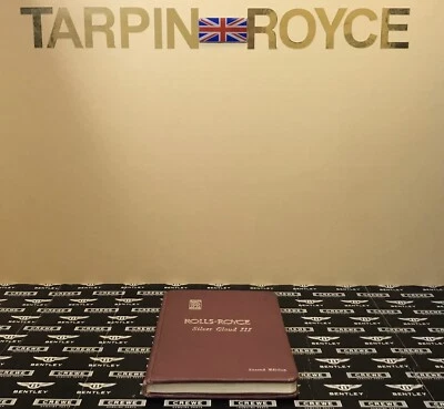 Rolls Royce Silver Cloud III Handbook 2nd Edition Owners Manual TSD2165#TR953 - Image 1 of 4