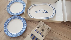 Villeroy & Boch Luxembourg Marisca Fisch Geschenkset sehr selten NEU unbenutzt - Bild 1 von 12