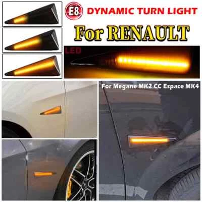 Динамический боковой габаритный фонарь поворотник для Renault Megane MK2 Espace 4 Avantime - Изображение 1 из 4