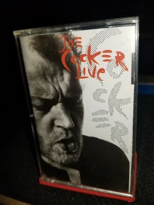 Joe Cocker Live by Joe Cocker (Cassette Tape) 📼  May-1990, Capitol Records Mint - Image 1 of 4