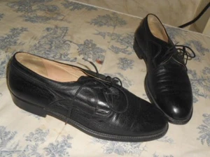 Quarvif coppia scarpe eleganti uomo nere stringate taglia 9 - Foto 1 di 7