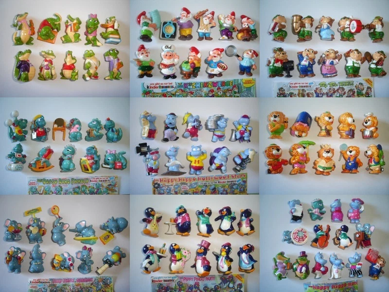 CHOOSE KINDER SURPRISE FIGURES COMPLETE SETS VINTAGE FIGURINES EGGS COLLECTIBLES - Image 1 of 1