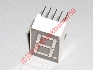 1, 2, 4 Pcs Pantalla LED 1Dígito 7Segmento 0,56" 10pin Ánodo Común AZUL - Imagen 1 de 2