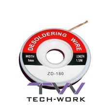 TRECCIA DISSALDANTE 1MM X 1,5M RETINA RETE SALDATURA STAGNO SALDANTE