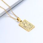 Men Women Stainless Steel 12 Gold Horoscope Zodiac Birth Sign Chain Necklace Uk