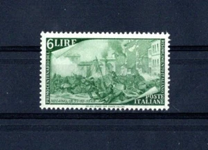 REPUBBLICA 1948 RISORGIMENTO 6 LIRE ** CON GOMMA INTEGRA E FRESCA..MNH VF - Foto 1 di 1